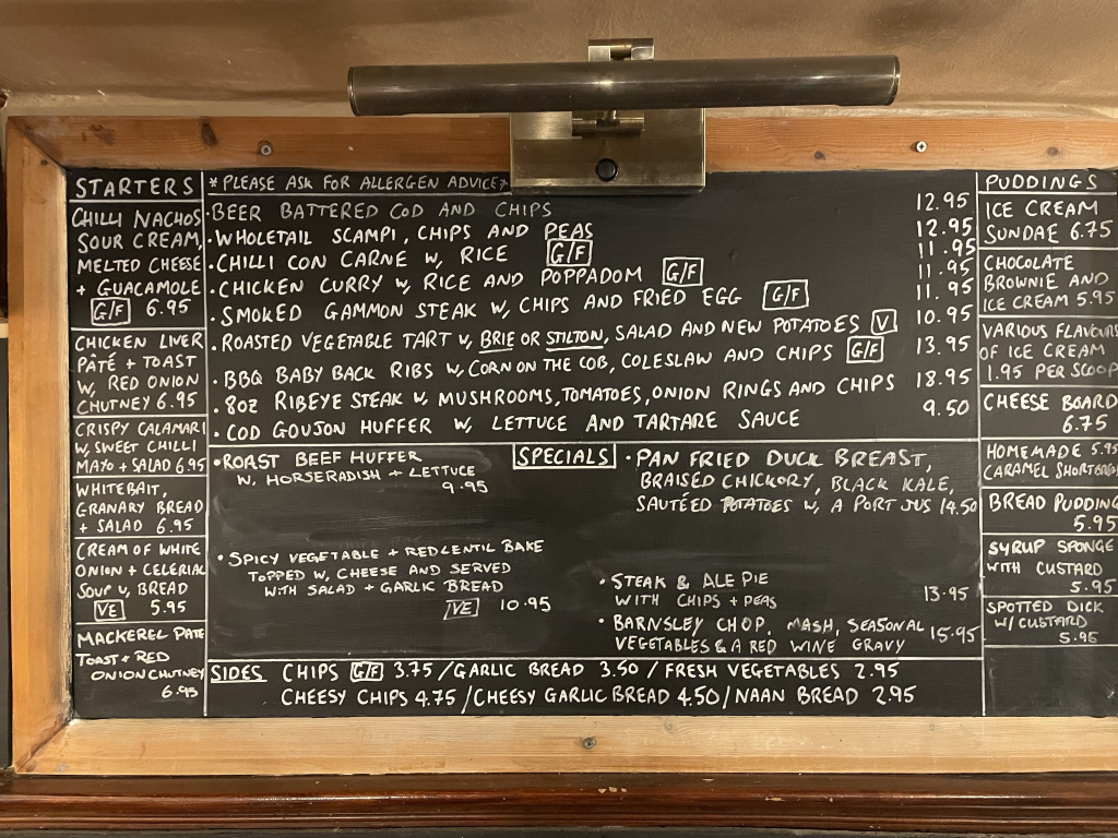 Food The Compasses at Littley Green