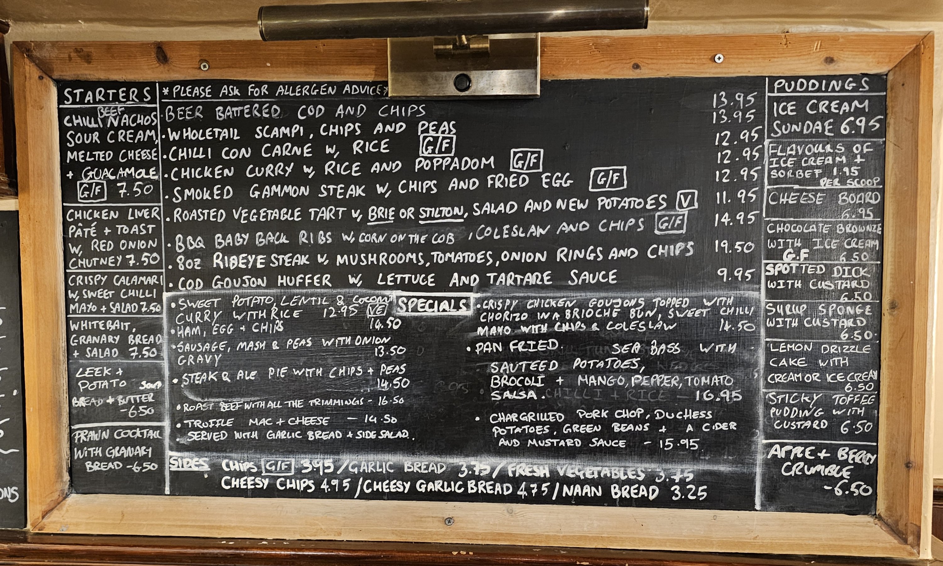 Food The Compasses at Littley Green